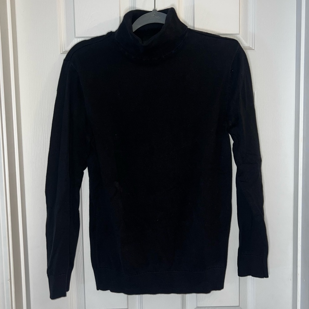 H&M Men's Classic Black Turtleneck Sweater